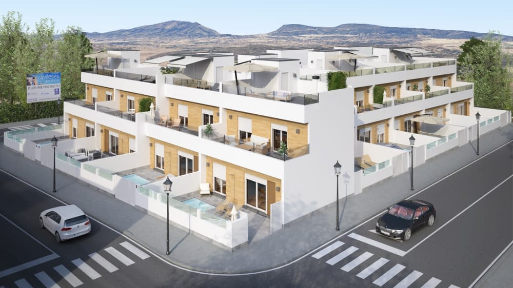 Doppelhaushälften Villen in Avileses, Murcia